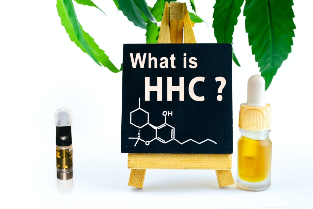 CBD oil and HHC distillate Vape Hexahydrocannabinol is a psychoactive half synthetic cannabinoid