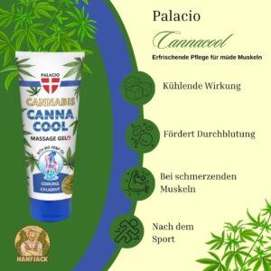 Palacio Cannacool kühlendes Massagegel - 200ml Tube