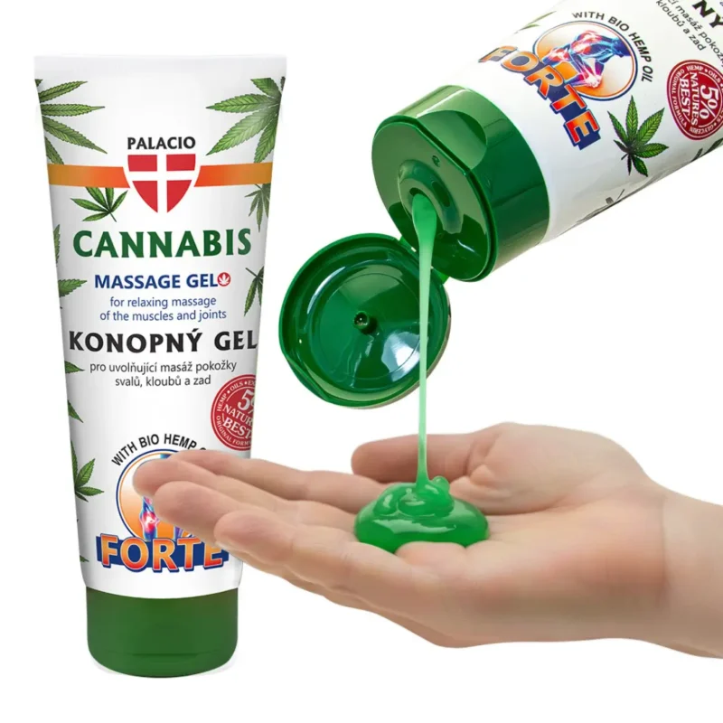 Palacio Hanf Massagegel Bio Öl Forte – 200ml Tube 2