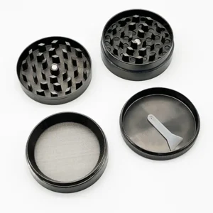 Golden Bell Pollen Crusher Grinder nickel schwarz