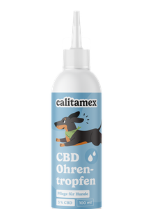 Calitamex CBD Ohrentropfen für Hunde 100 ml