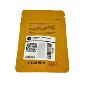 Fast Buds Original Bubblegum Auto Verpackung hinten