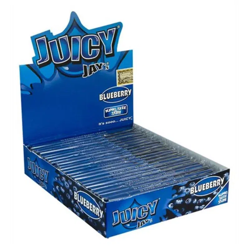 Juicy Jay´s Blueberry King Size Slim Papers 32 Blatt mit Aroma