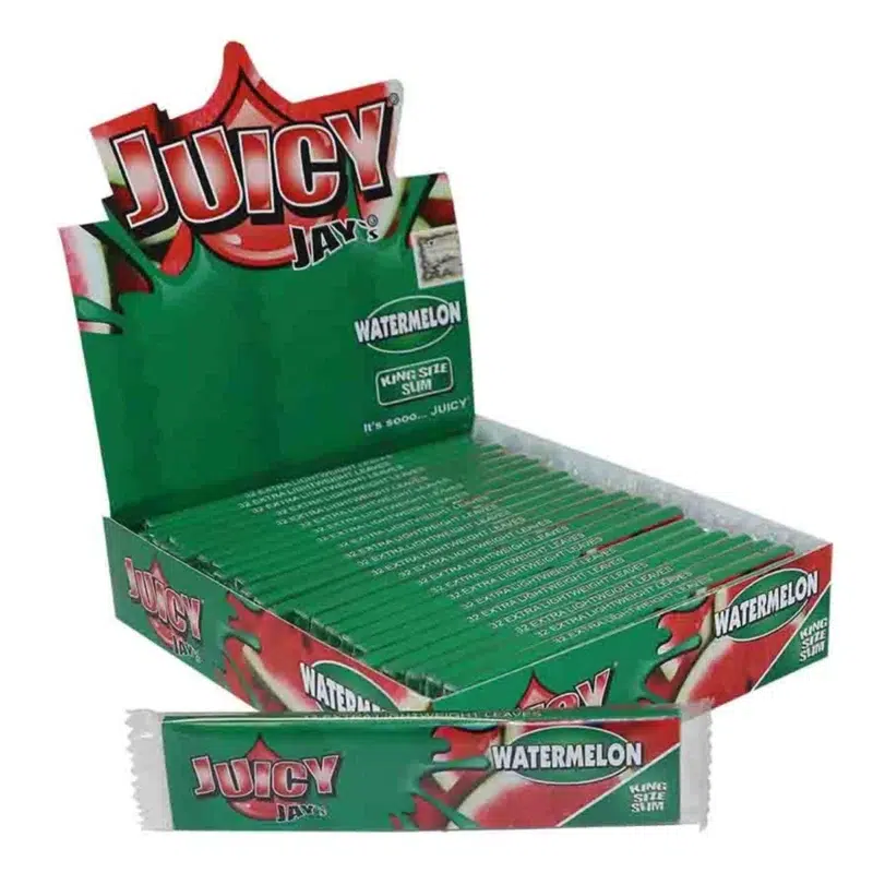 Juicy Jay´s Watermelon King Size Slim Papers 32 Blatt mit Aroma 3