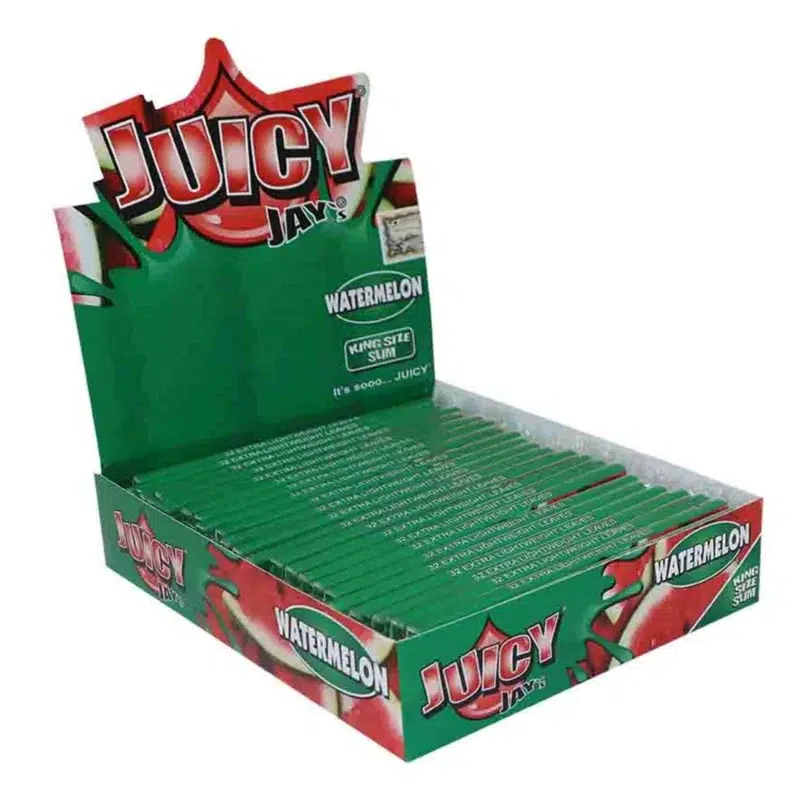 Juicy Jay´s Watermelon King Size Slim Papers 32 Blatt mit Aroma