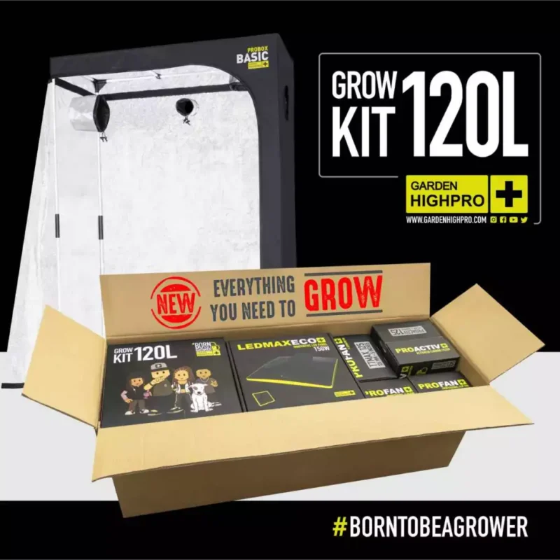 led growbox set 120x60 low budget 3 pflanzen garden highpro 2