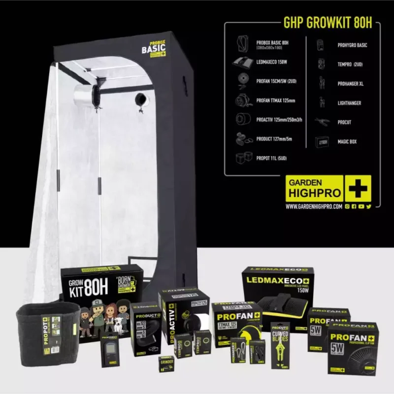 led growbox set 80x80 garden highpro 3