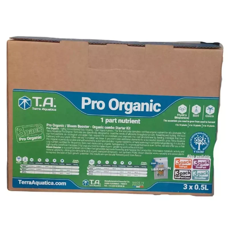 starter kit pro organic duenger terra aquatics ghe 2