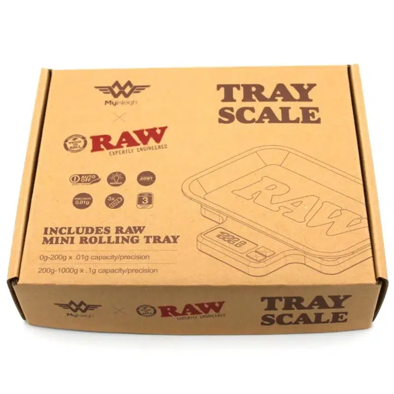 RAW Rolling Tray Digitalwaage 1000g 0,01g 4