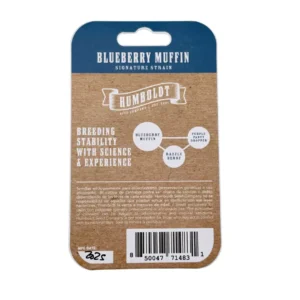 Humboldt Seed Co Blueberry Muffin Verpackung hinten