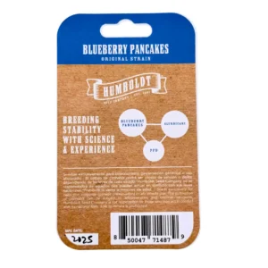Humboldt Seed Co Blueberry Pancakes Verpackung hinten