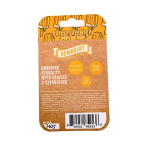 Humboldt Seed Co Orange Creampop Verpackung hinten