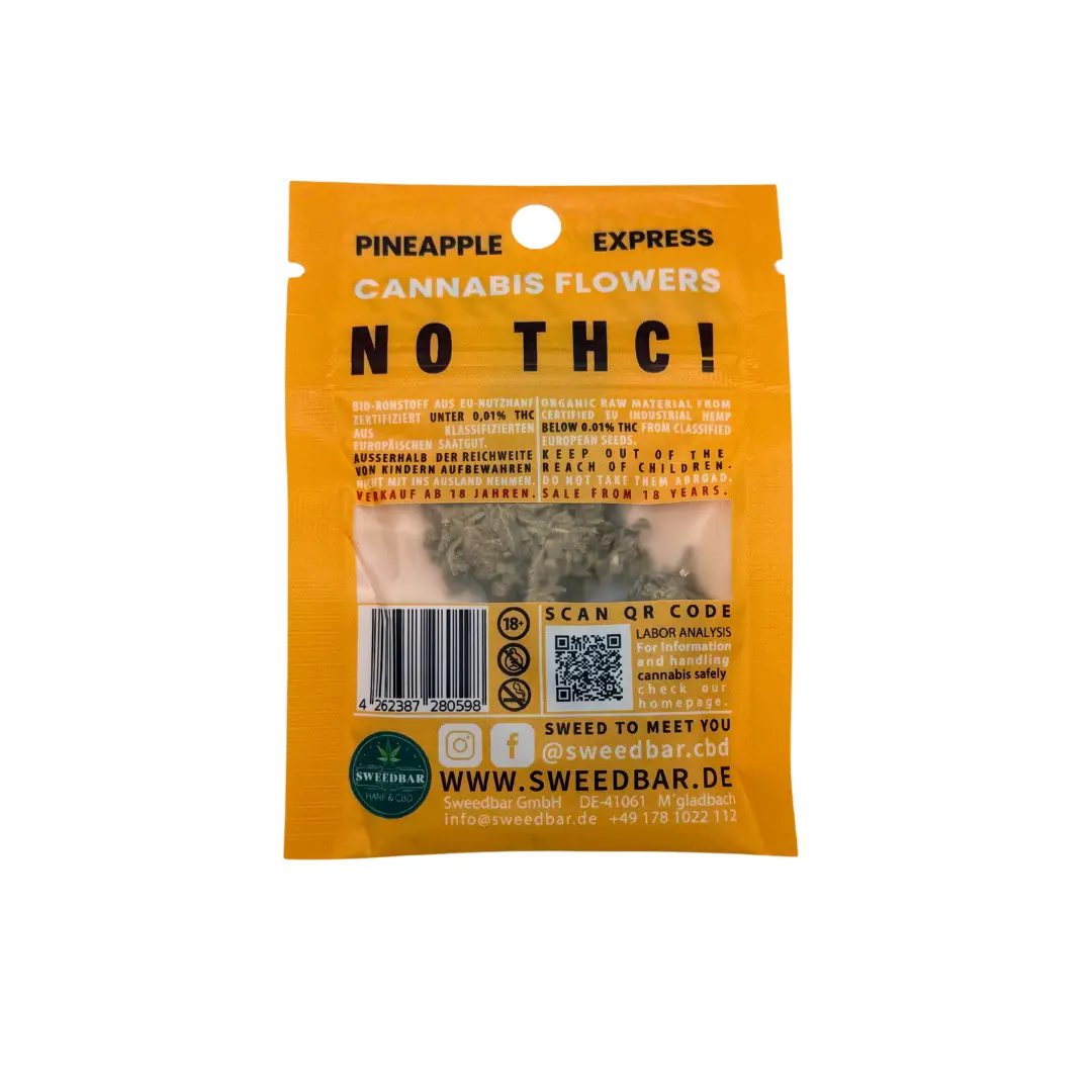 Sweedbar CBD Pineapple Express 1g hinten