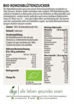 Alge Bio Kokosblütenzucker Rohkost 3