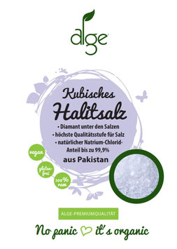 Alge Bio Kubisches Halit Salz 2