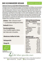 Alge Schwarzer Sesam Bio Rohkost 3