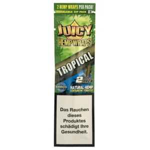 Juicy Jays Hemp Wraps Tropical, 2 Stück