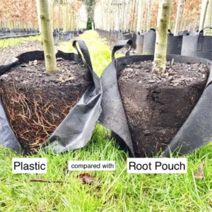 Root Pouch Pflanzsack mit Griffen 39 L schwarz 2