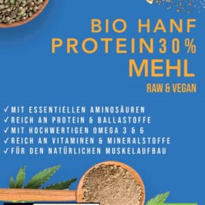 Sweedbar Bio Hanf Protein Mehl 30