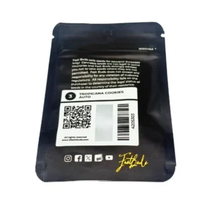 Fast Buds Tropicana Cookies Auto Verpackung hinten