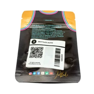 Fast Buds Zkittlez Auto Verpackung hinten