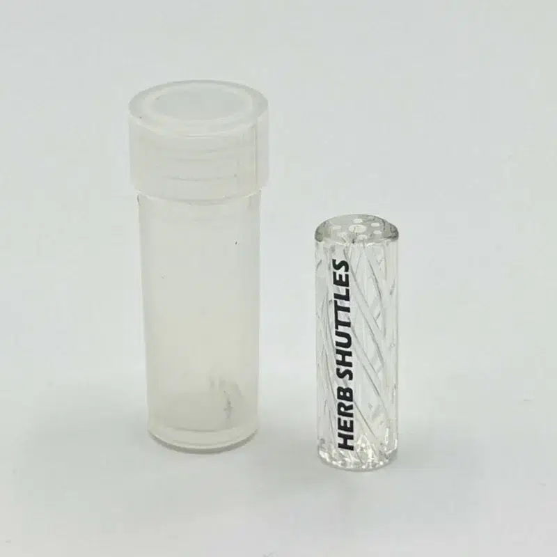 Herb Shuttles Glas Tip Spiral 10mm Clear Herb Shuttles Glas Tip Spiral 10mm Clear