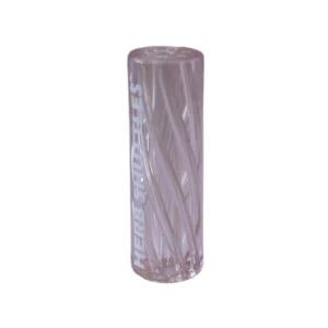 Herb Shuttles Glas Tip Spiral 10mm Pink 2