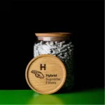 Hybrid Supreme Aktivkohlefilter 1000er Glas Ø 6,4 mm