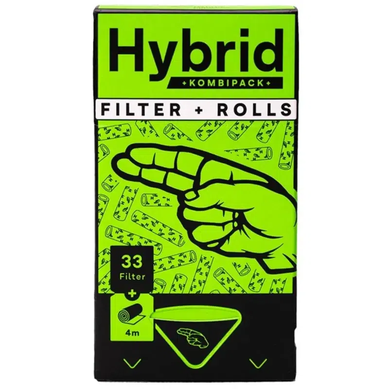 Hybrid Supreme Aktivkohlefilter 33 Stück weiß Ø 6,4 mm mit 4m Endlospaper Hybrid Supreme Aktivkohlefilter 33 Stück weiß Ø 6,4 mm mit 4m Endlospaper