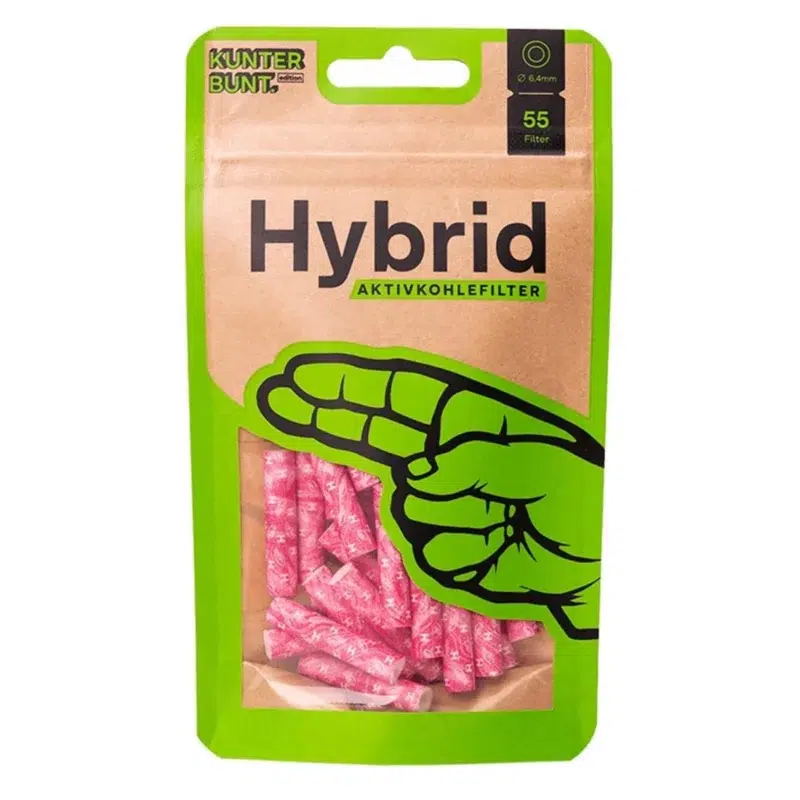 Hybrid Supreme Aktivkohlefilter 55 Stück Magenta Ø 6,4 mm 3