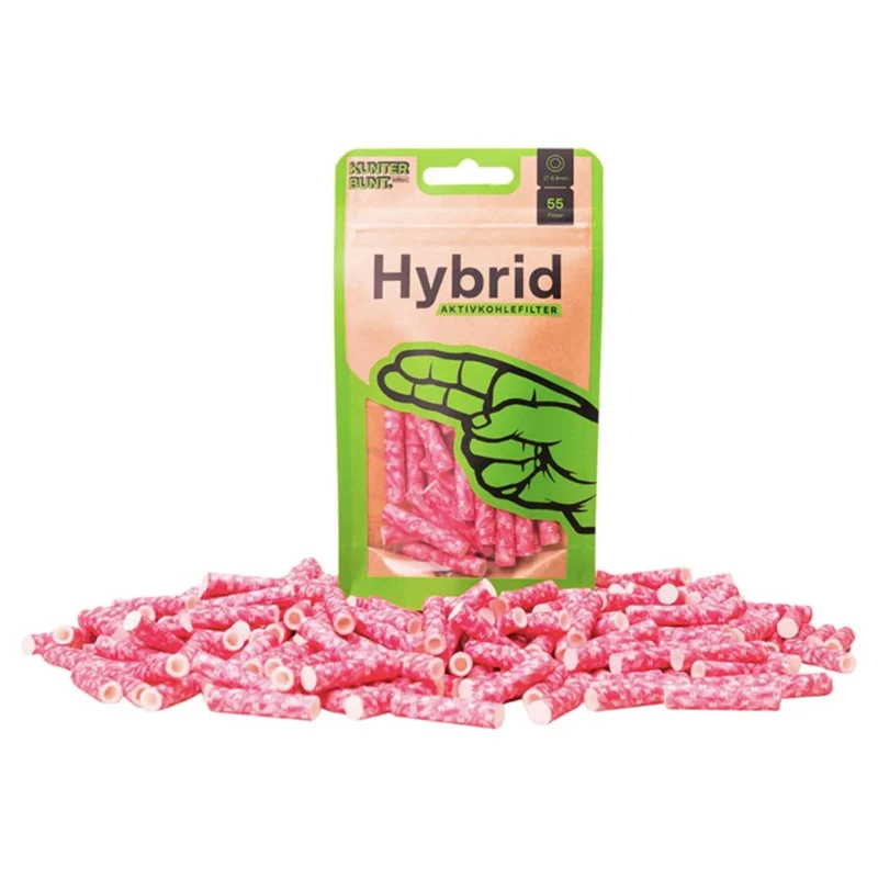 Hybrid Supreme Aktivkohlefilter 55 Stück Magenta Ø 6,4 mm