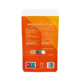 Medusafilters Aktivkohlefilter 6mm Sunset – 50 Stück 2