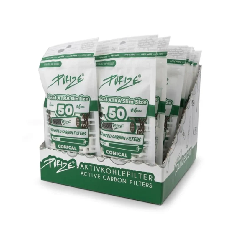 PURIZE Aktivkohlefilter Conical konisch 20 Beutel mit je 50 Stück