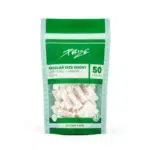 PURIZE Aktivkohlefilter Regular Short Size 9mm Weiß - 50 Stück