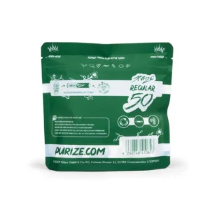 PURIZE Aktivkohlefilter Regular Size 9mm Weiß 2
