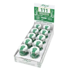 PURIZE Aktivkohlefilter Super Slim Size 5mm 10 Gläser mit je 111 Filter