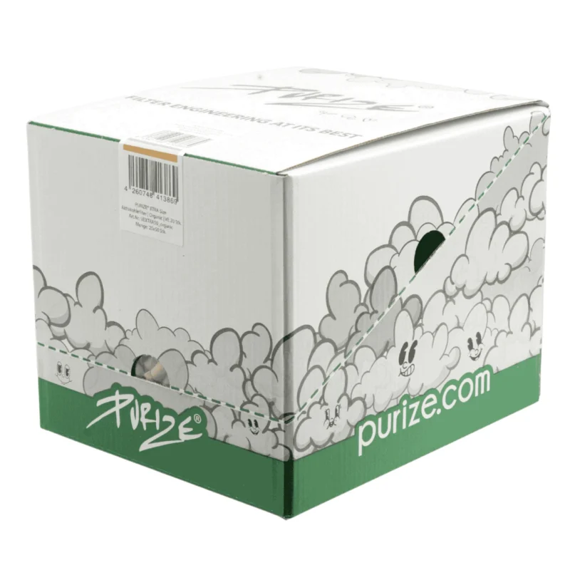 PURIZE Aktivkohlefilter XTRA Slim 6mm im Beutel Organic 2