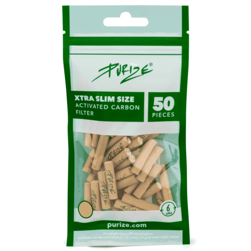 PURIZE Aktivkohlefilter XTRA Slim 6mm im Beutel Organic 4