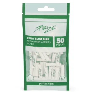 PURIZE Aktivkohlefilter XTRA Slim 6mm im Beutel Weiß 4