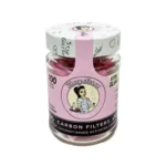PURIZE x Blazy Susan XTRA Slim 6mm 10 Gläser mit je 100 Filter pink
