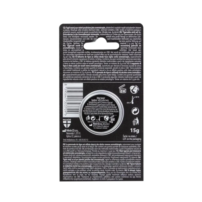 Palacio Tiger Balsam mit CBD 15g 4