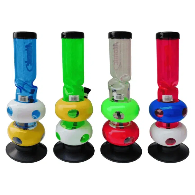 Atomic Acrylbong Bubble Design Höhe 30cm 2