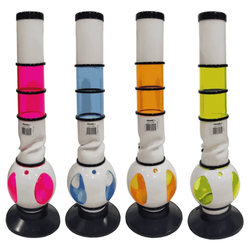 Atomic Acrylbong Bubble Design Höhe 40cm 2