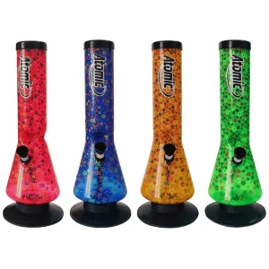 Atomic Acrylbong Höhe 30cm – Flower Design