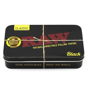 RAW Black Tin Case Dose 4