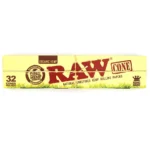 RAW Organic Pre Rolled Cones King Size 32er Pack 2