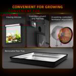 Spider Farmer 120 x 120 x 200 cm Growzelt Set SE5000 12
