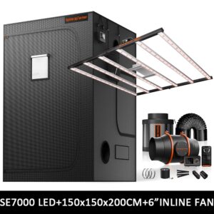 Spider Farmer 150 x 150 cm Komplett Set SE7000