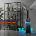 Spider Farmer 16L Cool Mist Luftbefeuchter 8