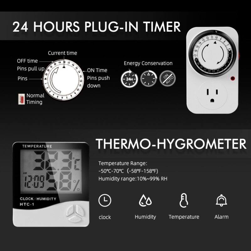 Spider Farmer 4 Zoll Inline Kanalventilator Kit 11